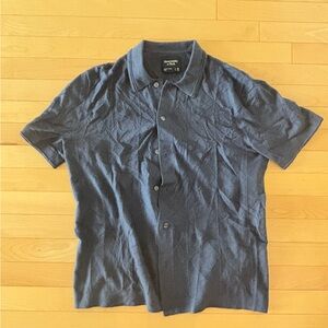 Abercrombie & Fitch Dark Blue Polo Shirt